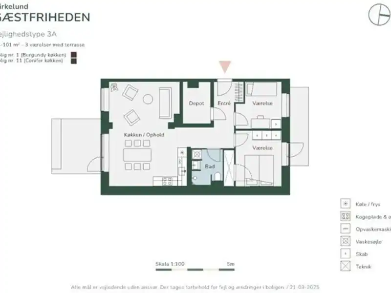 Billede af 3v. på 101, Albertslund