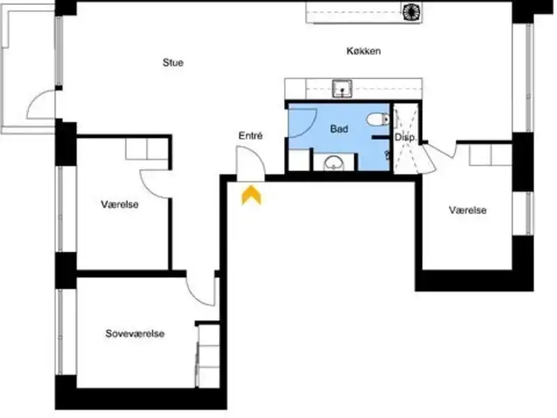 Billede af 4v. på 114, Århus