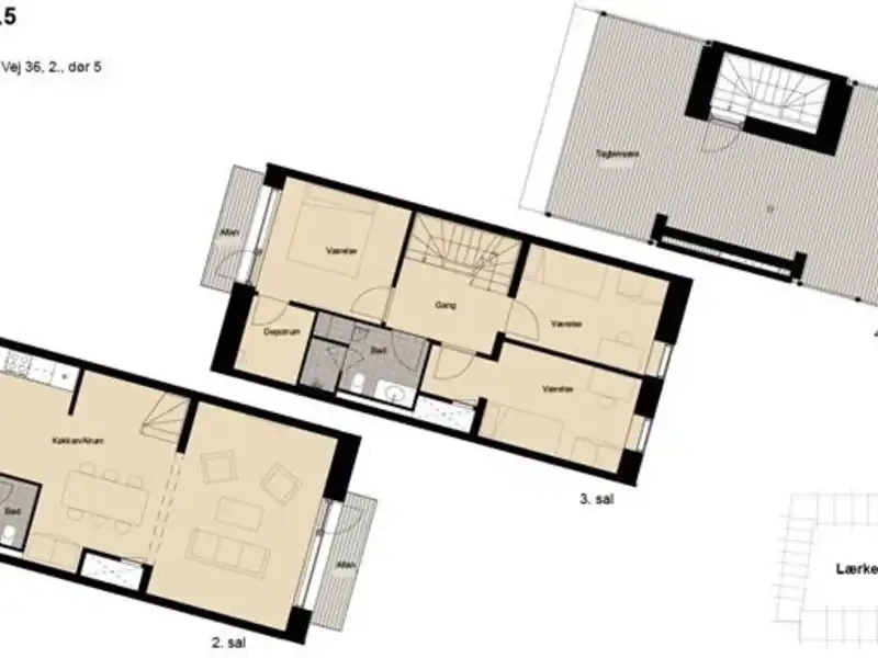 Billede af 4v. på 174, København SV