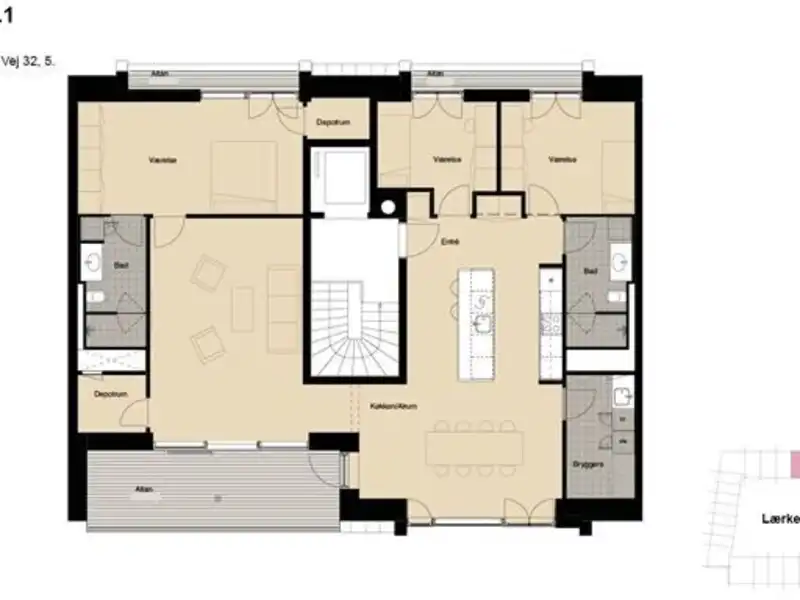 Billede af 4v. på 167, København SV
