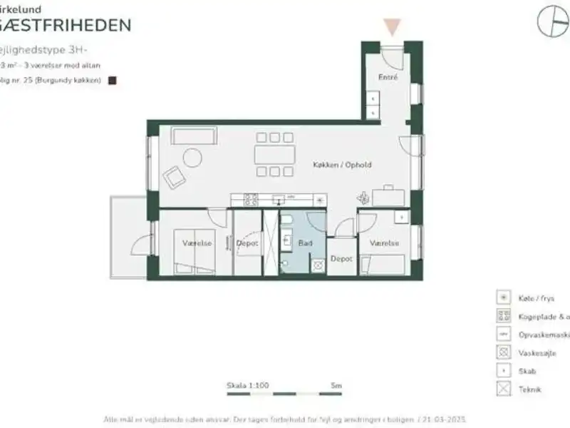 Billede af 3v. på 103, Albertslund