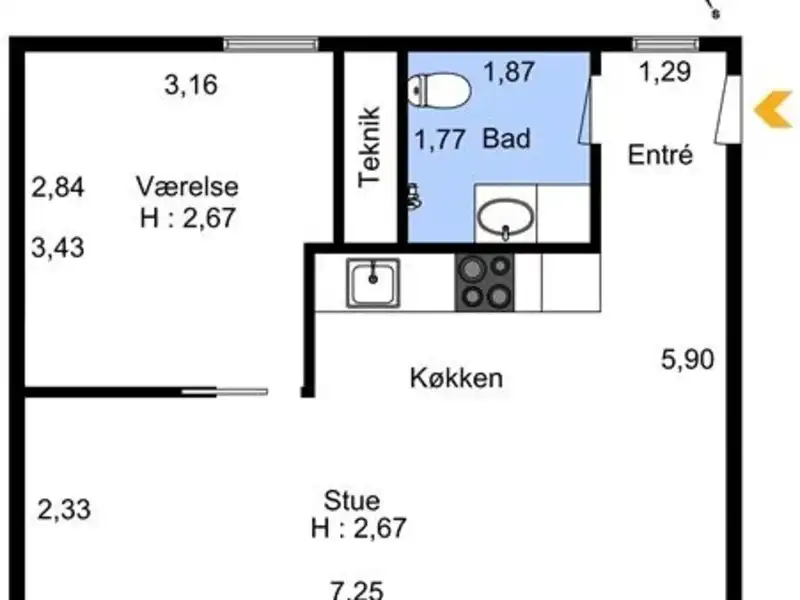Billede af 2v. på 61, Århus