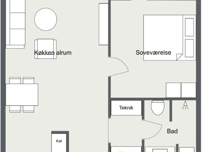 Billede af 3v. på 96, Hornbæk