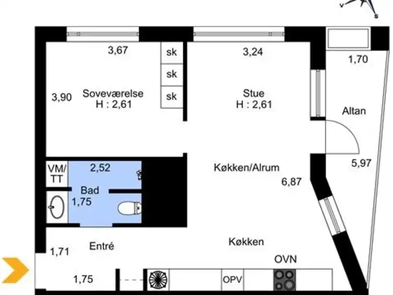 Billede af 2v. på 68, Valby