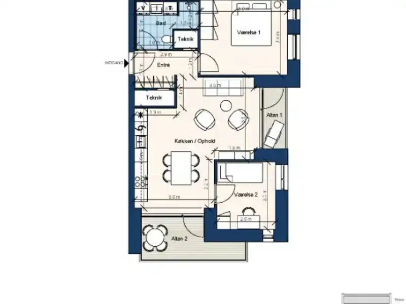 Billede af 3v. på 84, Hillerød