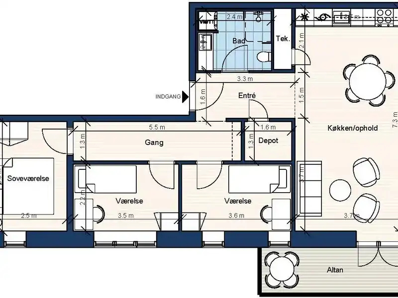 Billede af 4v. på 101, Hillerød