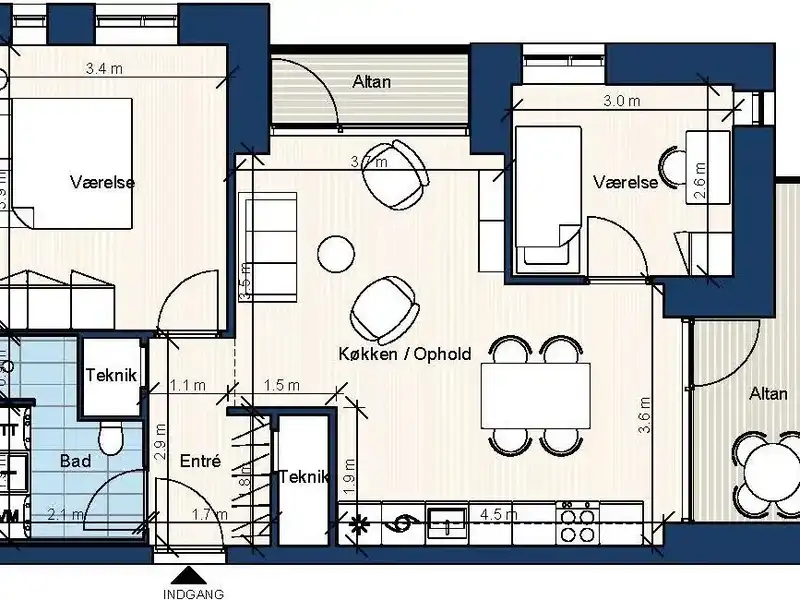 Billede af 3v. på 84, Hillerød
