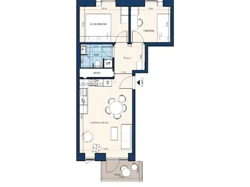 Billede af 3v. på 69, Hillerød